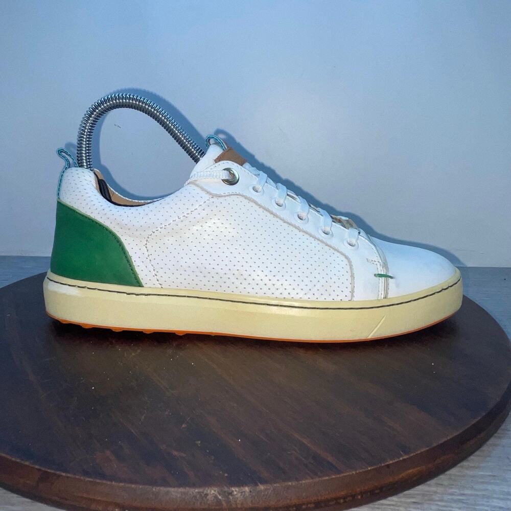 Royal Allbartross Women's "The Amalfi" Golf Shoes Size 7 Vibram White Green